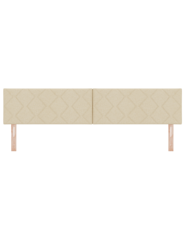 Testiera Crema 200 cm Tessuto