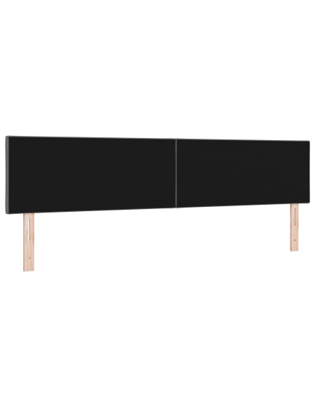 Testiera LED  Design a Blocchi di Diamante Grigio Scuro 200 cm Tessuto