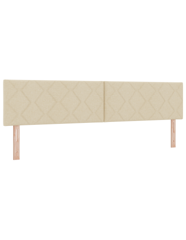 Testiera Crema 200 cm Tessuto