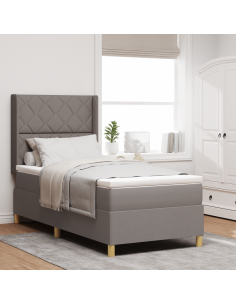 Letto a molle con materasso Talpa 100 x 200 cm Tessuto