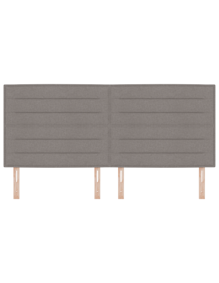 Testata LED Design Lines Tortora 200 cm Tessuto