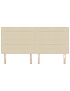 Testiera LED con luci a strisce a LED Crema 200 cm Poliestere