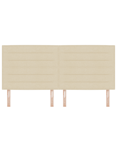 Testiera LED con luci a strisce a LED Crema 200 cm Poliestere