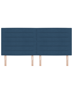 Testiera LED con luci a strisce a LED Blu 200 cm Poliestere