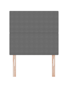 Testiera LED con testiera Grigio chiaro 80 cm Poliestere