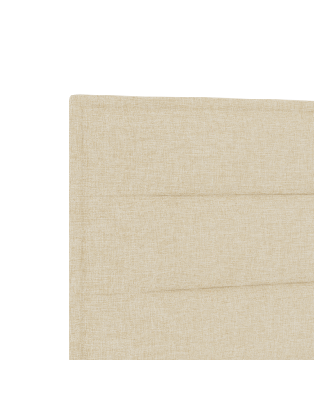 Testata letto Design a LED Crema 72 cm Tessuto
