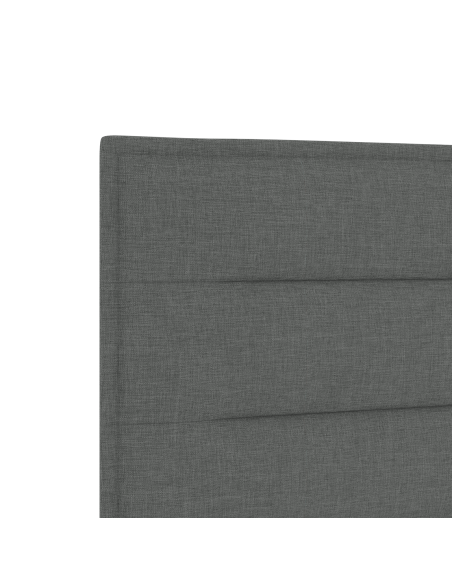 Testata LED Design Linee Grigio Scuro 100 cm Tessuto