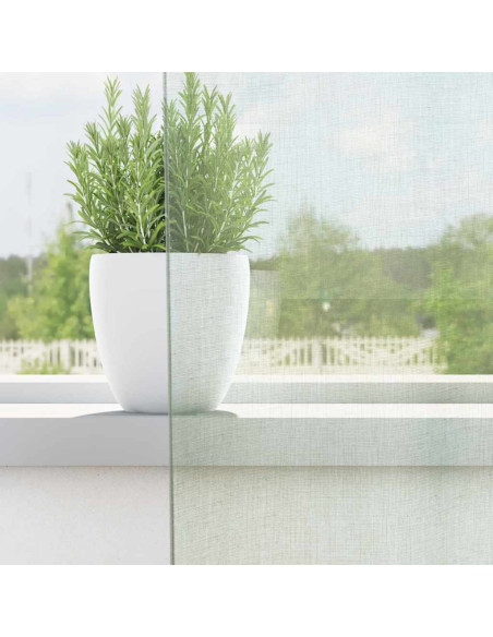 Tende in Voile con Tasche per Aste 2 pz Grigio Chiaro