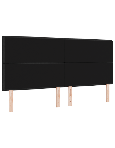 Testata LED Design Linee Nera 100 cm Tessuto