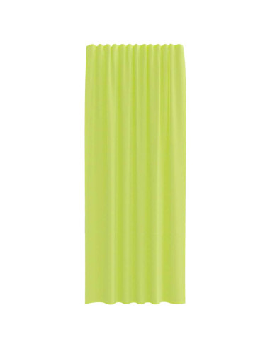 Tende in Voile con Tasche per Aste 2 pz Verde Mela