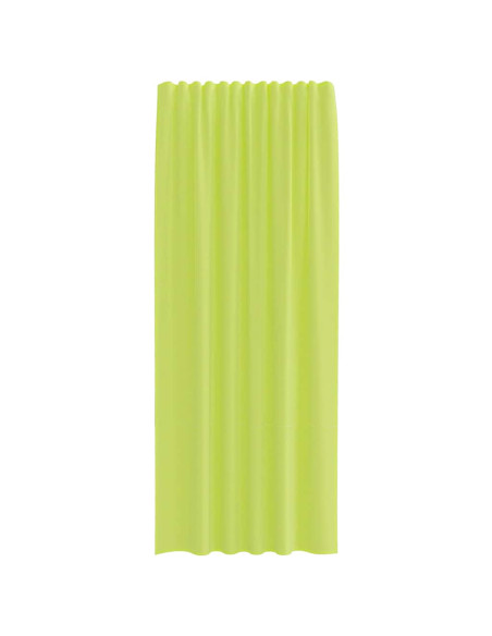 Tende in Voile con Tasche per Aste 2 pz Verde Mela