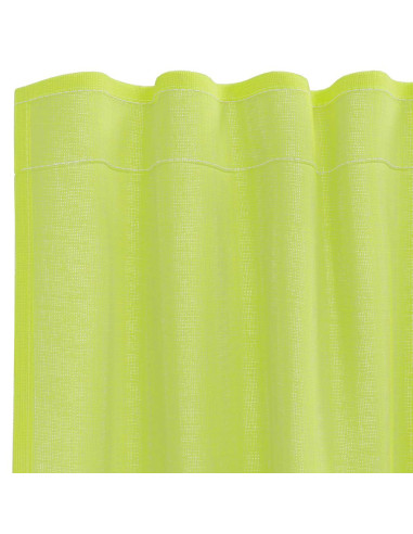 Tende in Voile con Tasche per Aste 2 pz Verde Mela