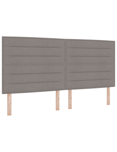 Testata LED Design Lines Tortora 200 cm Tessuto