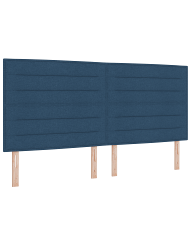 Testiera LED con luci a strisce a LED Blu 200 cm Poliestere