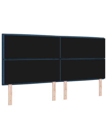 Testiera LED con luci a strisce a LED Blu 200 cm Poliestere