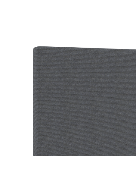 Testata LED  Grigia Scura 100 cm in Tessuto Corda