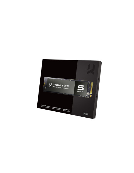Goodram IRDM PRO GEN 5 IRP-SSDPR-P54S-4K0-80 drives allo stato solido 4 GB M.2 PCI Express 5.0 NVMe 3D TLC NAND
