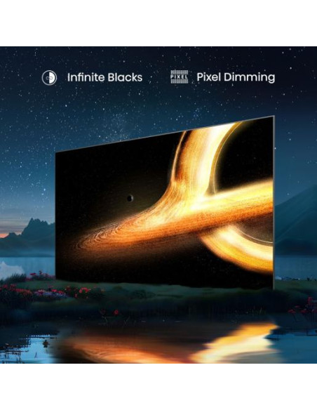 Hisense 55A86N TV 139,7 cm (55") 4K Ultra HD Smart TV Wi-Fi Nero, Grigio 150 cd/m²