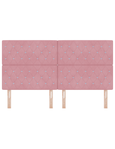 Testiera LED con luci a strisce a LED Rosa 180 cm Poliestere