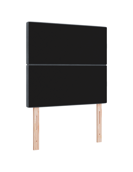 Schienale LED Grigio Scuro 100 cm Velluto