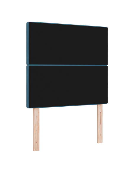Testiera LED Blu Scuro 100 cm Velluto