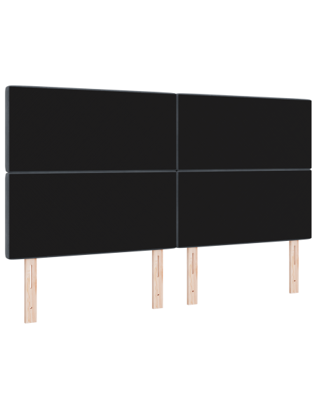 Testata LED Grigia Scura 90 cm in Velluto