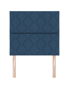 Testiera Blu 100 cm Tessuto