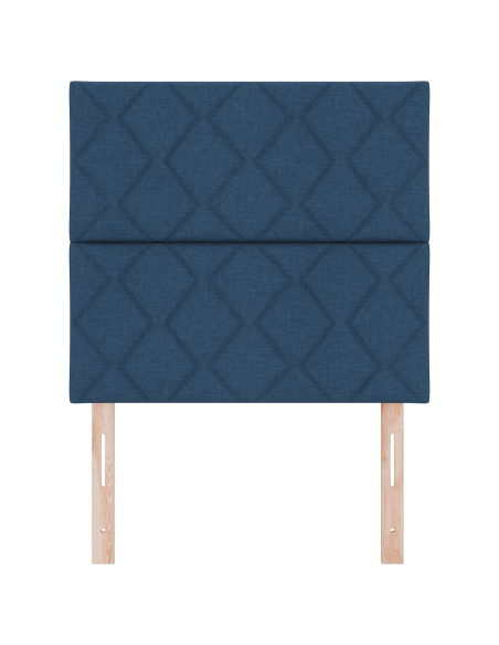 Testiera Blu 100 cm Tessuto