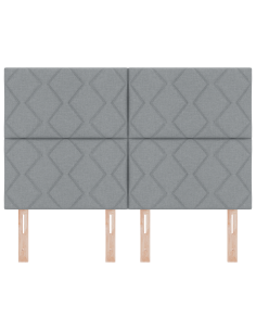 Testiera Grigio chiaro 160 cm Tessuto