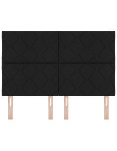 Testiera Nero 160 cm Tessuto