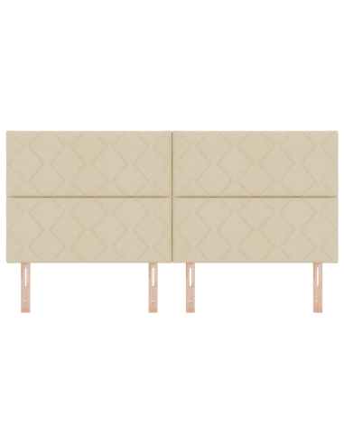 Testiera Crema 200 cm Tessuto