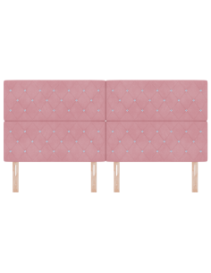 Testiera LED con luci a strisce a LED Rosa 200 cm Poliestere