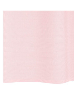 Tende in Voile con Tasche per Aste 2 pz Rosa Chiaro