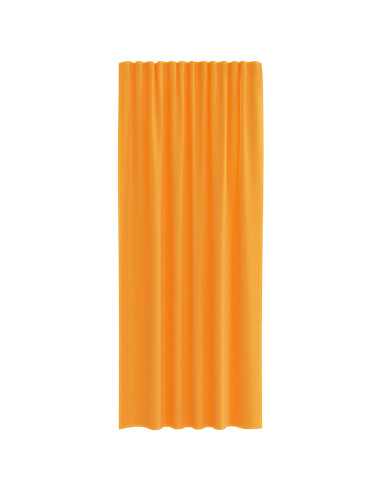 Tende in Voile con Tasche per Aste 2 pz Arancio