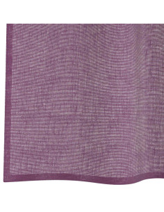 Tende in Voile con Tasche per Aste 2 pz Viola
