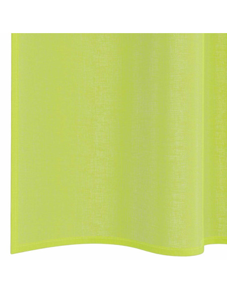Tende in Voile con Tasche per Aste 2 pz Verde Mela