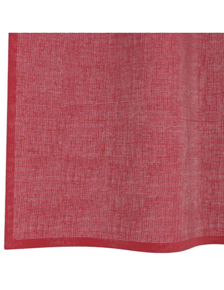 Tende in Voile con Passanti 2 pz Rosso Vino 140x175 cm