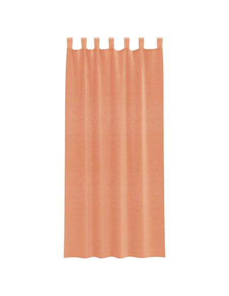 Tende in Voile con Tasche per Aste 2 pz Terracotta