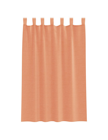 Tende in Voile con Tasche per Aste 2 pz Terracotta