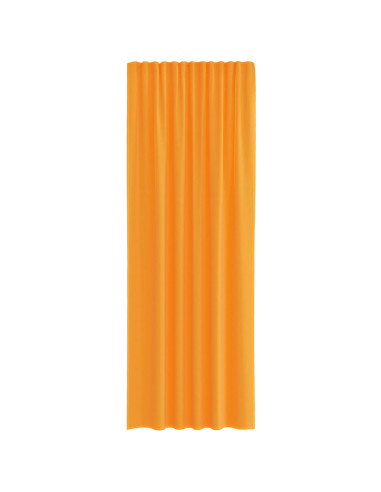 Tende in Voile con Tasche per Aste 2 pz Arancio