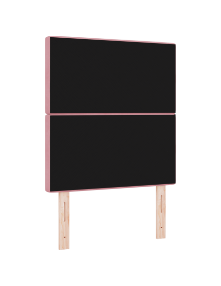 Testiera LED Rosa 80 cm Velluto