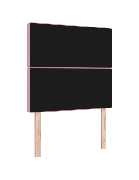 Testiera LED Rosa  90 cm Velluto