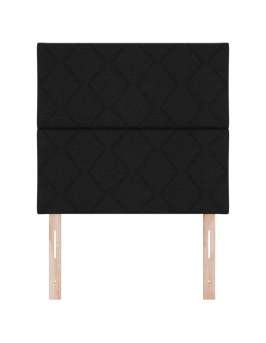 Testiera Nero 100 cm Tessuto