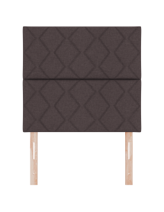 Testiera Marrone 100 cm Tessuto