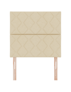 Testiera Crema 100 cm Tessuto