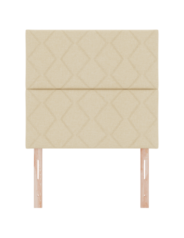 Testiera Crema 100 cm Tessuto