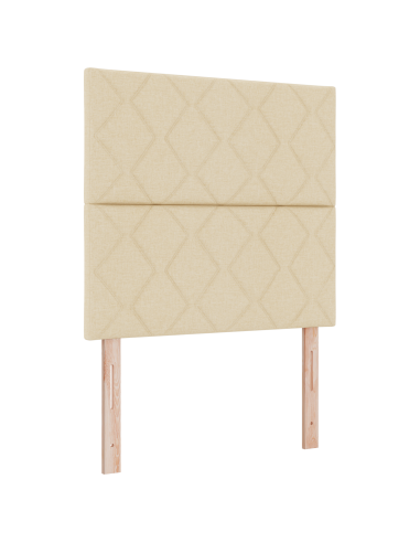 Testiera Crema 100 cm Tessuto