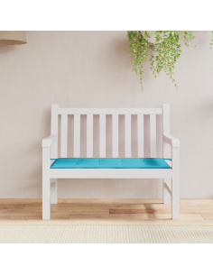 Cuscino per Sedia Turchese 100 x 50 x 3 cm Tessuto Oxford