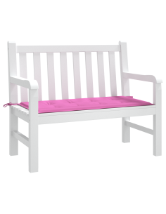 Cuscino per Sedia Rosa 120 x 50 x 3 cm Tessuto Oxford