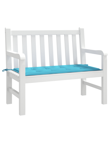 Cuscino per Panchina Turchese 120 x 50 x 3 cm Tessuto Oxford